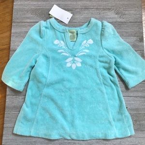 Babystyle terry dress 👗 baby girl 12-18 m NWT